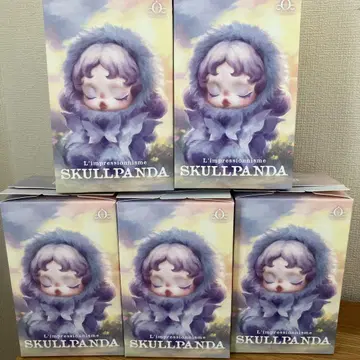 스컬 팬더 인상주의 시리즈 봉제 인형 세트 SKULLPANDA