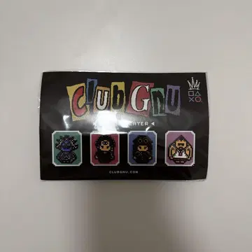 CLUB GNU 오리지널 핀 배지 세트 kinggnu 팬클럽 한정판