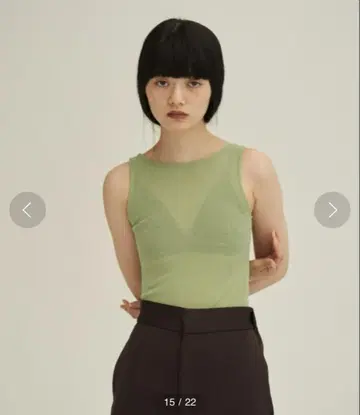 엔오프 코튼 탱크 톱