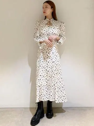 Snidel Sustainable 데콜테 오픈 바리에 원피스