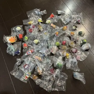 캡슐 토이 가챠가챠 음식 모티브 여러 종류 세트 50개