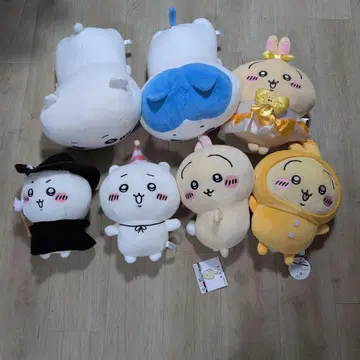 치이카와 봉제 인형 세트 7개