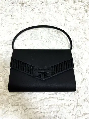 쁘띠 소아르 블랙 포멀 백 핸드 관혼상제 리본