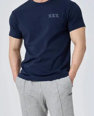 XEXYMIX 젝시믹스 티셔츠 네이비