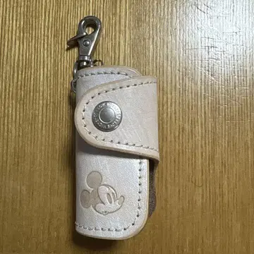 미키마우스 가죽 키 케이스