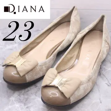 diana 다이애나 발레 슈즈 리본 꽃무늬 플라워 베이지 23