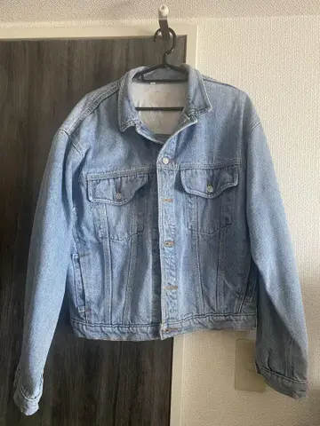 Harley Davidson 빅 로고 데님 자켓 라이트 블루