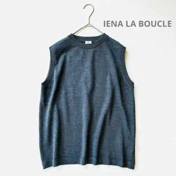 이에나 라부클 IENA LA BOUCLE 린넨 슬리브리스 니트