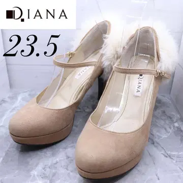 Diana 다이애나 퍼 스웨이드 펌프스 베이지 23.5
