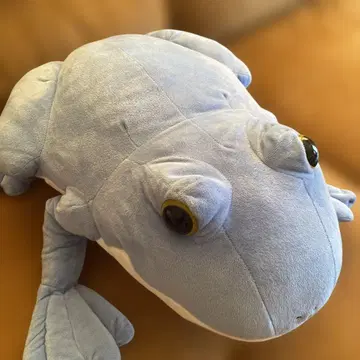 개구리를 좋아하는 분에게! 파란 개구리 봉제 인형/약 40cm