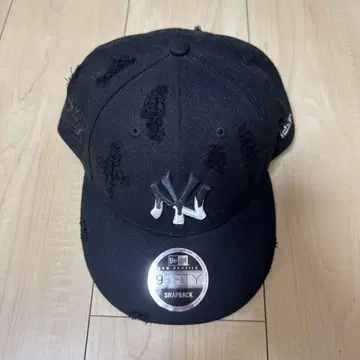 9FIFTY 블랙 스냅백 캡
