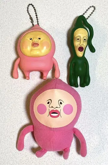 코비토즈칸 실리콘 마스코트 봉제 인형 키링 묶음 판매