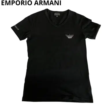 엠포리오 아르마니 EMPORIO ARMANI 비쥬 브랜드 로고 티셔츠