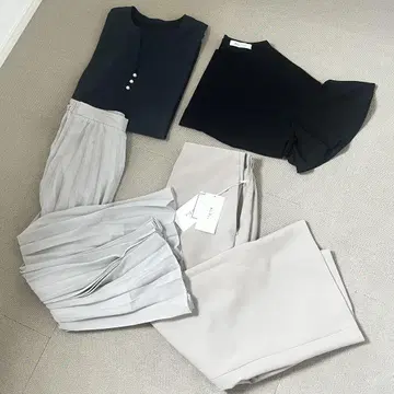 여성용 의류 코디 판매 오피스 캐주얼 묶음 판매 미사용품 새상품 있음