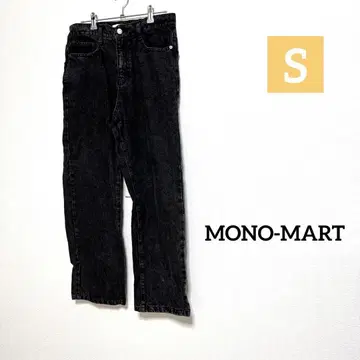 MONO-MART 스트레이트 세미 와이드 데님 팬츠