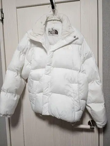한국 NORTH FACE 화이트 다운 자켓 XS 85