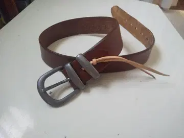 소가죽 새들 레더 아메카지 벨트 플레인 벨트