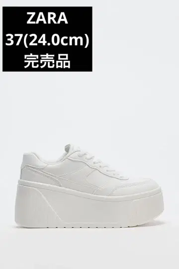 ZARA 자라 플랫 스니커즈 37 24cm 완판템
