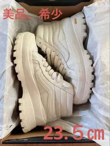 VANS Vibram 하이컷 스니커즈 화이트