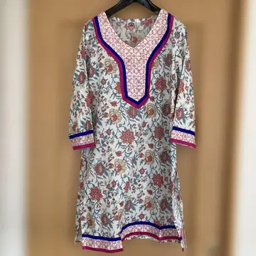JAGANNATH 인도 면 100% 원피스 L 사이즈