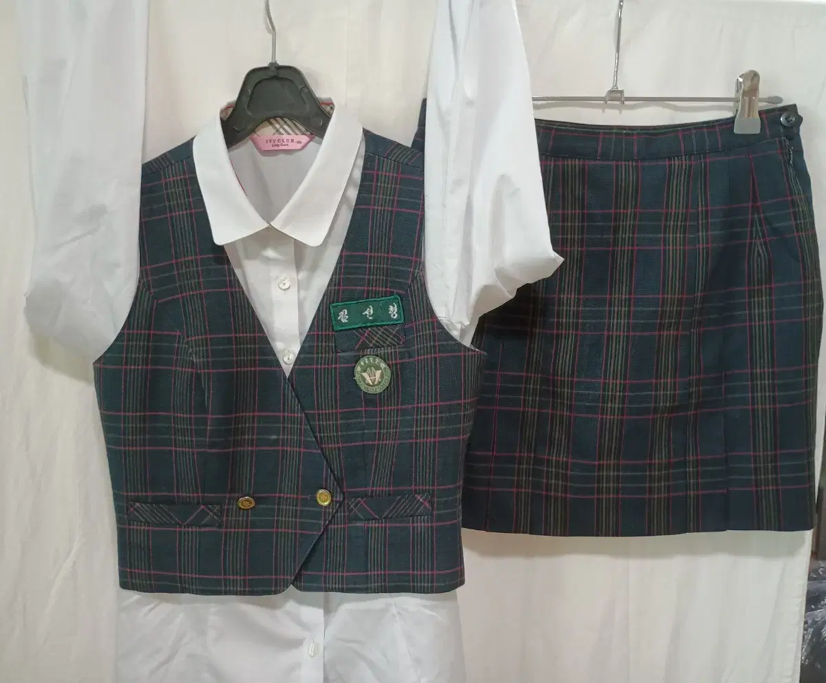 Pretty girl's school uniform, spring and autumn uniform, short skirt set d69 (formerly Hyomun Middle School)