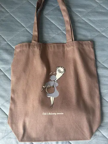 애니메지와 지브리 전 마녀 배달부 키키의 토트백 핑크 [미사용 새상품]