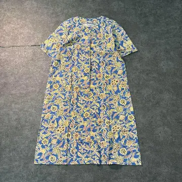7SM4 올 패턴 셔츠 원피스 레트로 걸 구제 의류 used