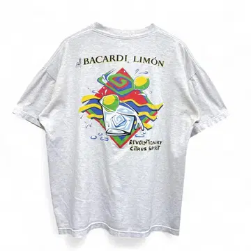 90s Bacardi FEAR 양면 프린트 티셔츠 930