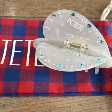 미사용 새상품 POTETE 헤어 클립 오리지널 파우치 포함