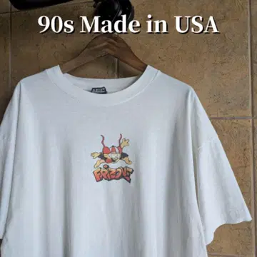 90년대 USA제 FRIZZLE 캐릭터 티셔츠 싱글 스티치 XL