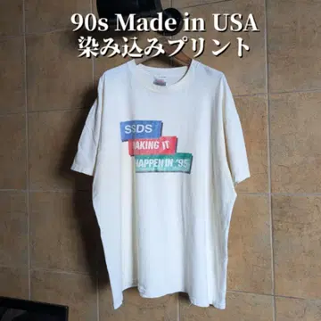 90s USA제 SSDS 기업 티셔츠 싱글 스티치 ONEITA XL