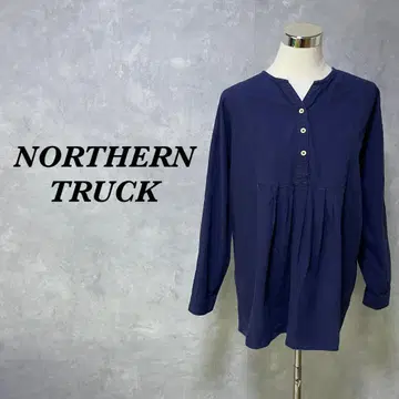 NORTHERN TRUCK 스키퍼 셔츠 턱 네이비 L 3963