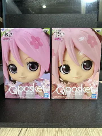 Qposket 하츠네 미쿠 피규어 2개 세트