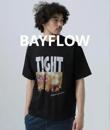 BAYFLOW 티셔츠 블랙 L