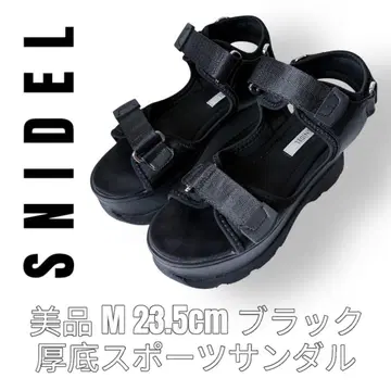 SNIDEL 스나이델 M 23.5cm 스니커즈 밑창 샌들 스포츠 샌들