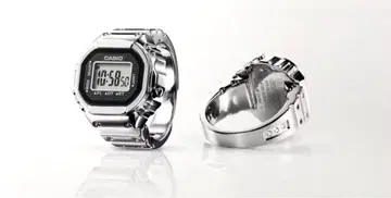 CASIO 디지털 반지 워치 실버 CRW-001-1JR 새상품