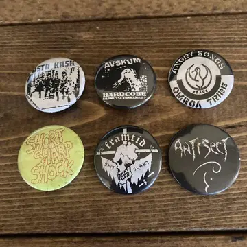 Crust 25mm 배지 세트 Chaos UK 증정품 포함