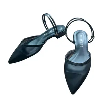 LE TALON 르 탈론 2WAY 스트랩 튤 뮬 24.5cm