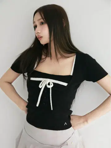 안드마리 andmary 나탈리 리본 세트 블랙