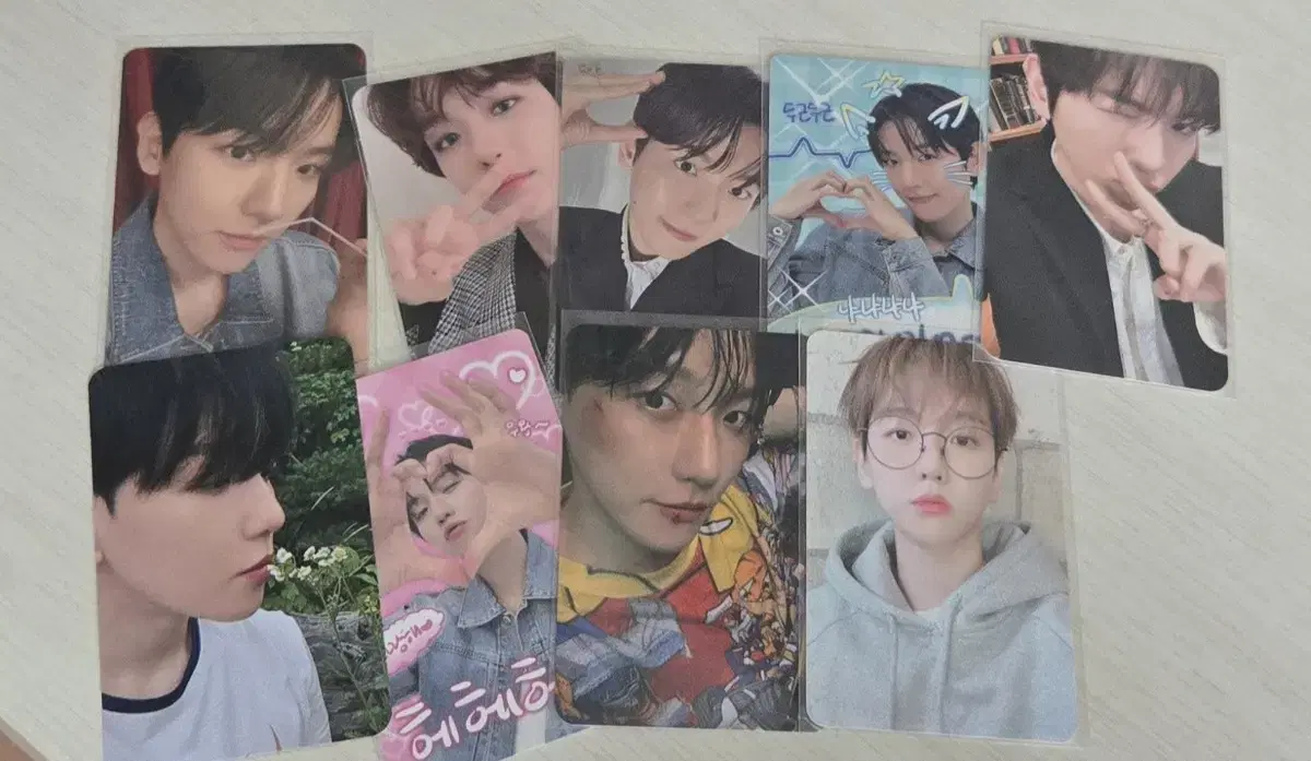 Exo baekhyun poca 9 pieces bulk wts