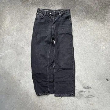 자라 블랙 데님 팬츠