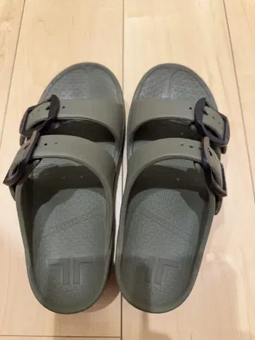 TELIC 리커버리 샌들 W-BUCKLE EVA M 사이즈 카키