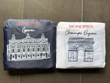 모노프리 Monoprix 에코 백 2개 세트 (오페라, 개선문)