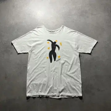 90s 빈티지 Henri Matisse 아트 티셔츠 티셔츠 구제 의류