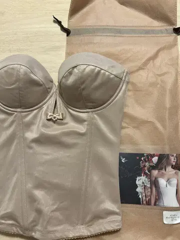 bridalbloom 베이지 뷔스티에 브라이덜 이너