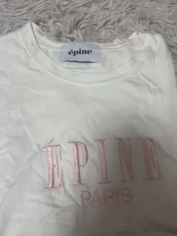 epine 에피누 로고 티셔츠 epine paris 핑크
