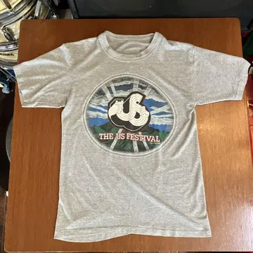 US 페스티벌 티셔츠 1982년 제작 그레이