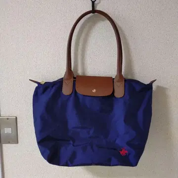 네이비 토트백 심플