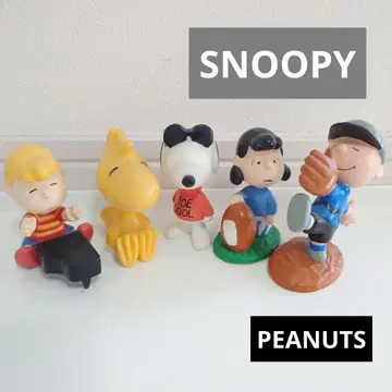 레어 상품 [SNOOPY] 스누피 피규어 5종 세트 컬러풀