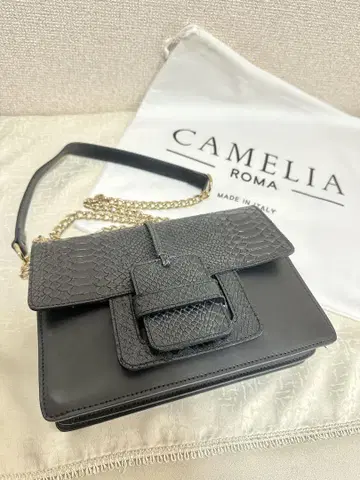 CAMELIA ROMA 크로커다일 패턴 숄더백